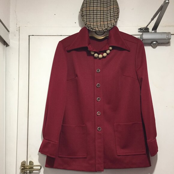 VINTAGE MR. K LIGHTWEIGHT POYLESTER PANTSUITS SIZE M - Picture 5 of 12